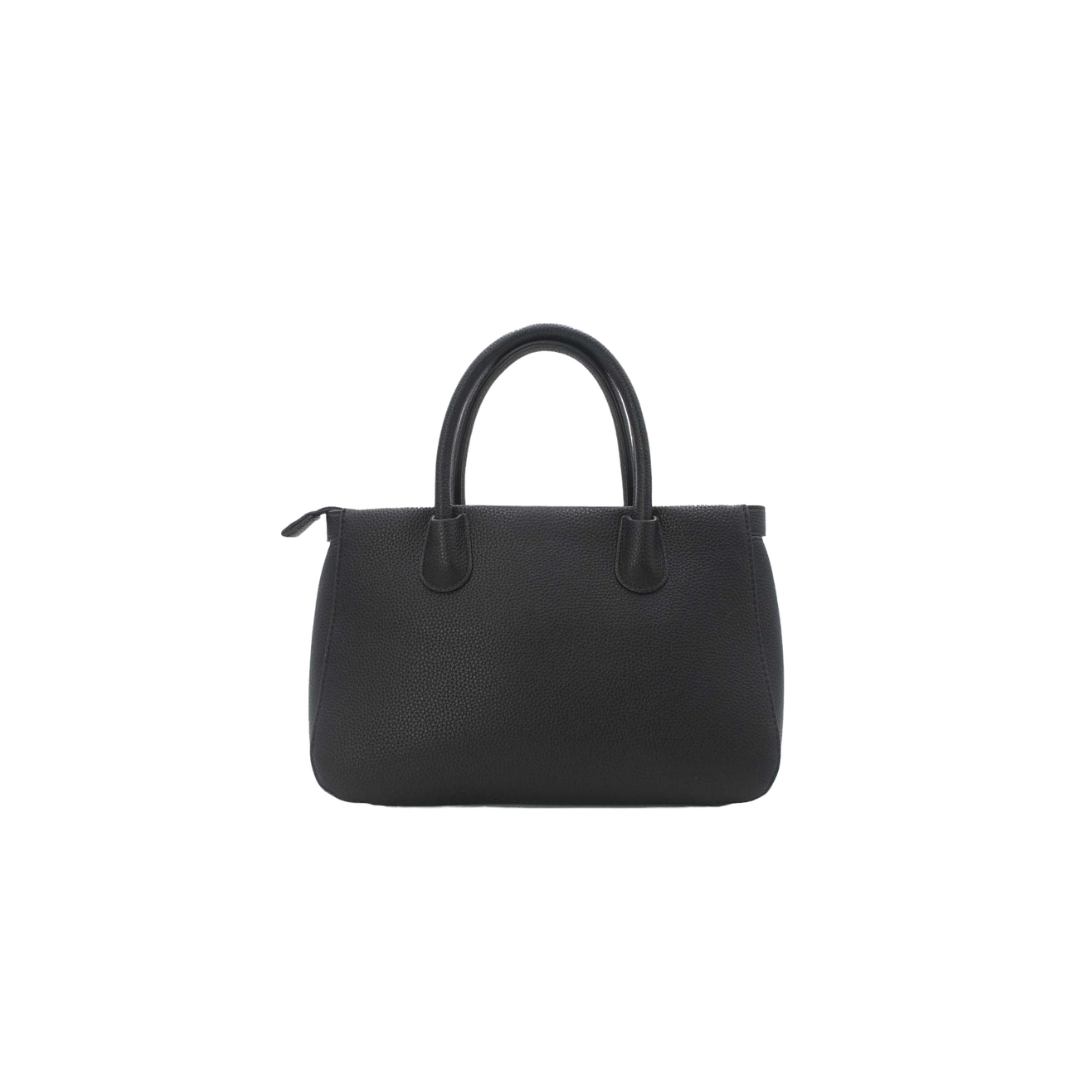 Sac à Main Épuré Effet Grainé noire Tom & Eva