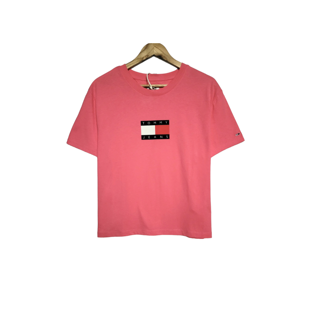 Tommy Jeans tee-shirt femme flag tee