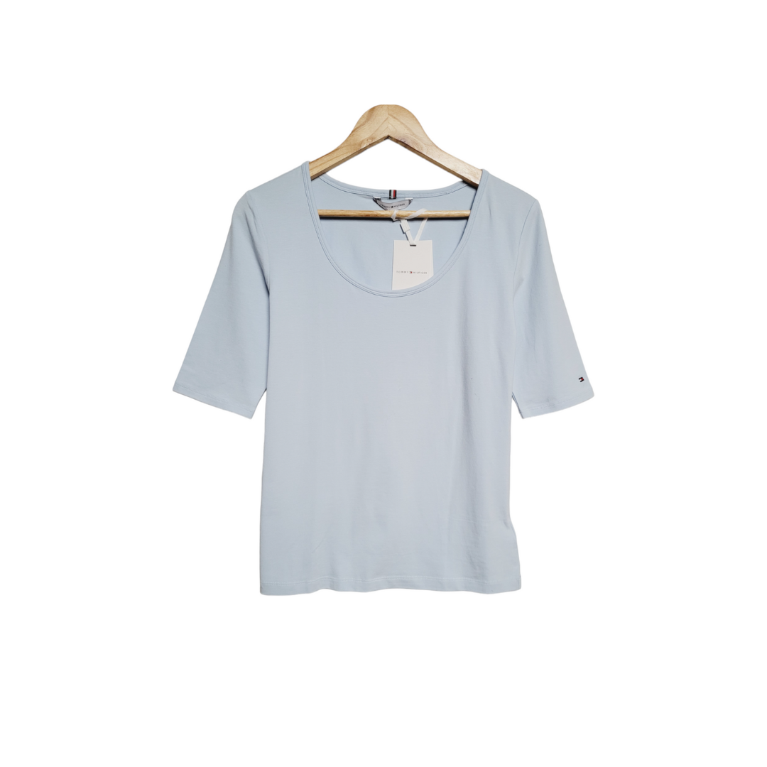 Tommy Hilfiger tee-shirt femme slim modern scoop