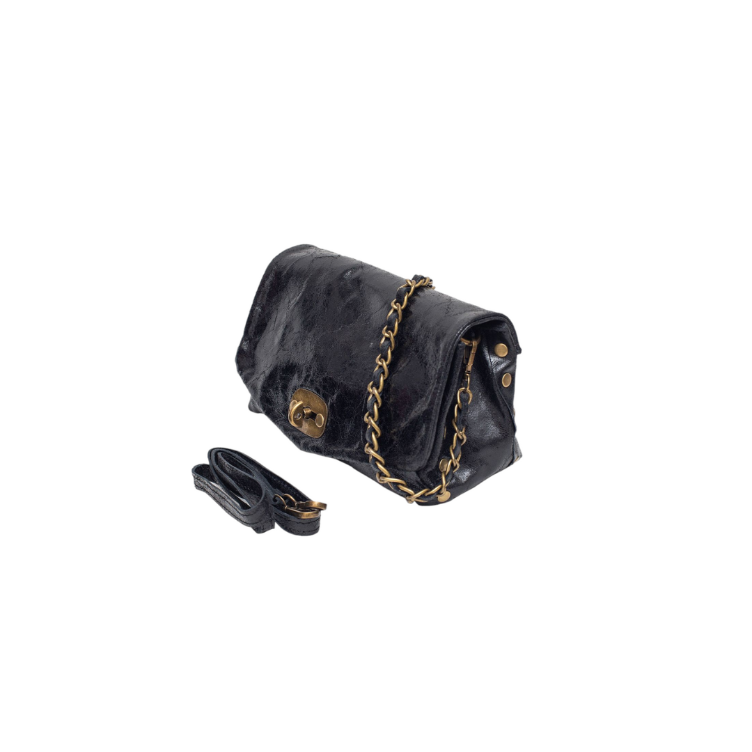 Sac Porté Épaule Cuir Cherry Paris