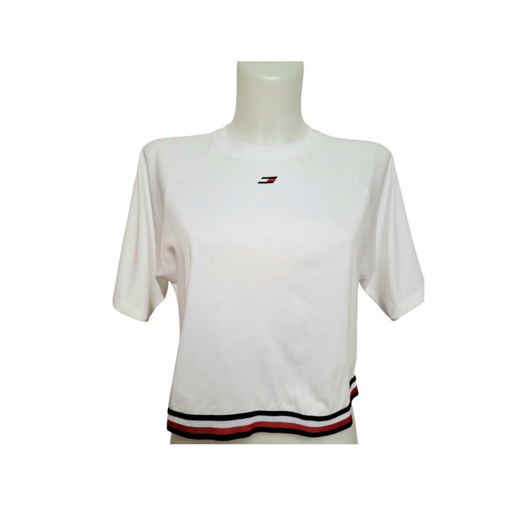 TOMMY HILFIGER T-SHIRT C-NK TEE SS BLANC