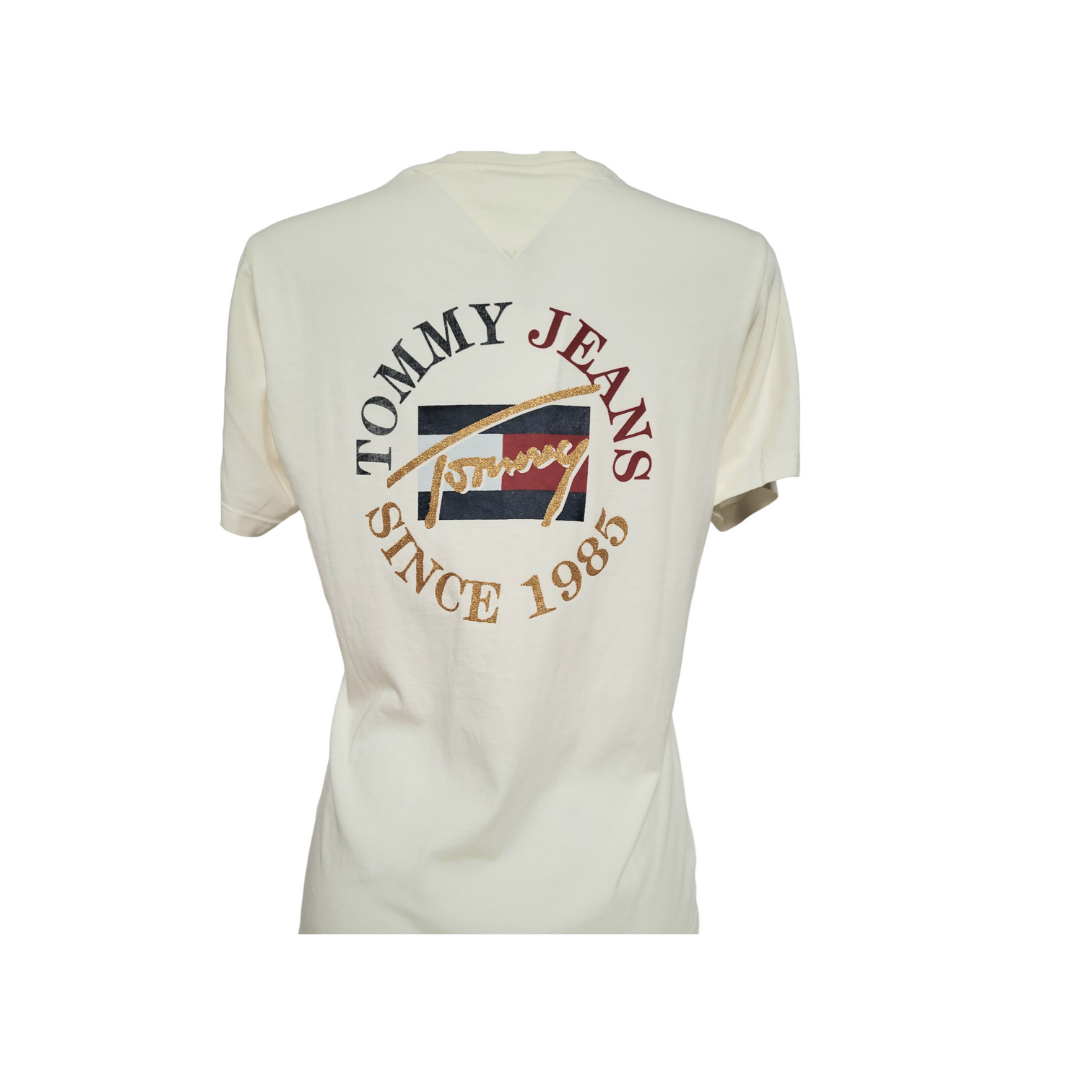 Tommy jeans tee-shirt femme relaxed vintage bronze