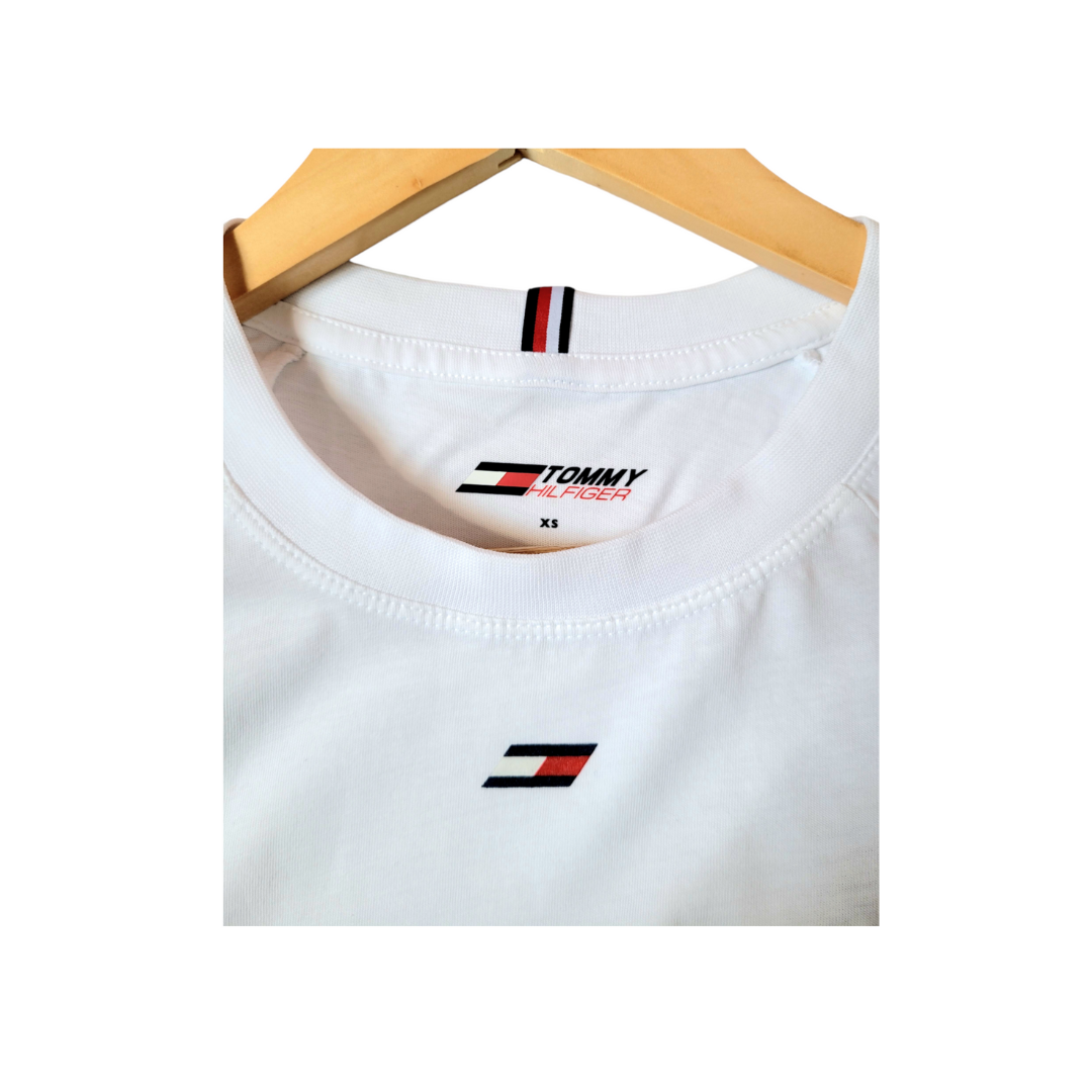 TOMMY HILFIGER T-SHIRT C-NK TEE SS BLANC