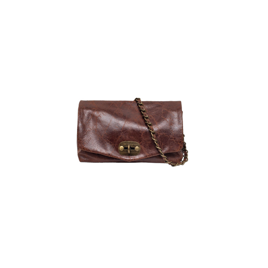 Sac Porté Épaule Cuir Cherry Paris