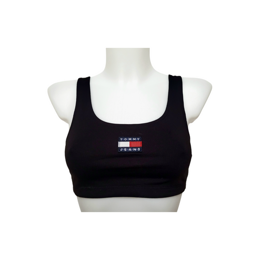 Tommy Jeans Top femme super crop badge