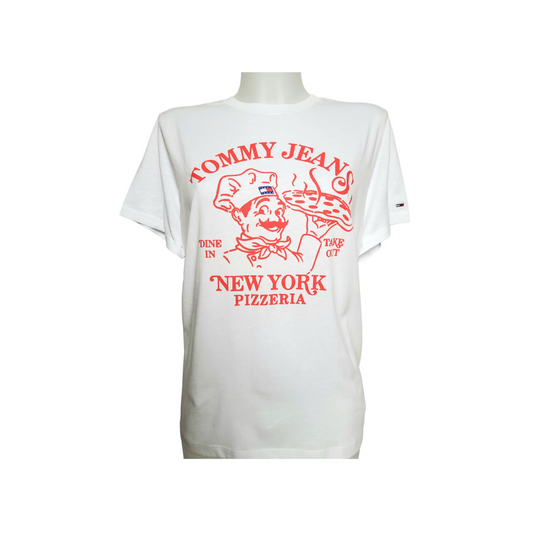 Tommy Jeans tee-shirt femme relaxed best pizza